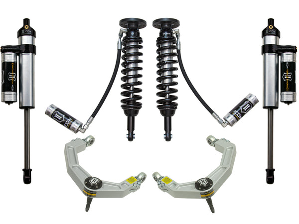 ICON 2009-2013 Ford F-150 2WD, 1.75-2.63" Lift, Stage 3 Suspension System, Billet