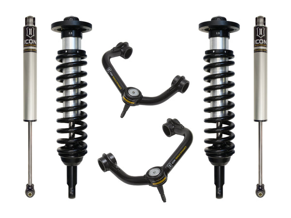 ICON 2004-2008 Ford F-150 4WD, 0-2.63" Lift, Stage 2 Suspension System, Tubular