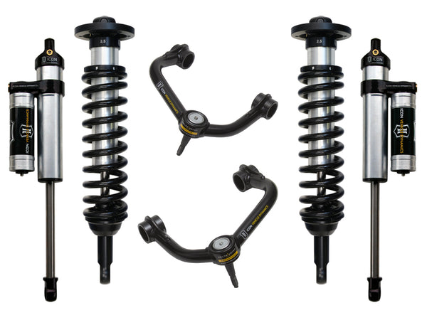 ICON 2004-2008 Ford F-150 4WD, 0-2.63" Lift, Stage 3 Suspension System, Tubular