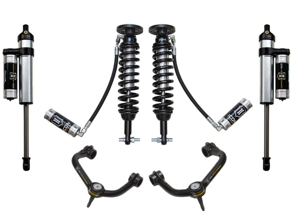 ICON 2014 Ford F-150 2WD, 1.75-2.63" Lift, Stage 4 Suspension System, Tubular (K93074T)