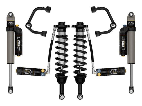 ICON 2021-2025 Ford F-150 Tremor, 2.5-3" Lift, Stage 4 Suspension System, Tubular, CDXS