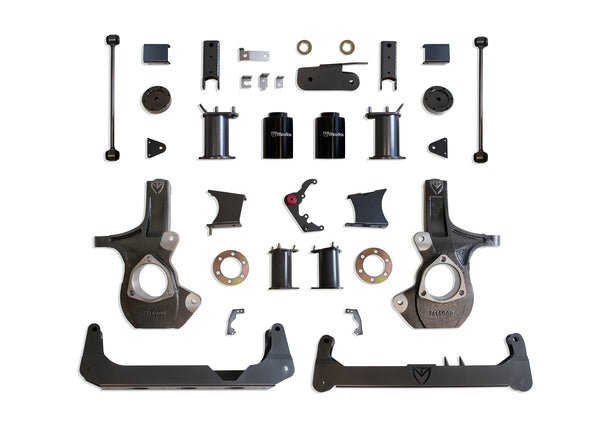 MaxTrac 7" Crossmember Lift Kit — Grey Powdercoat (K941675)