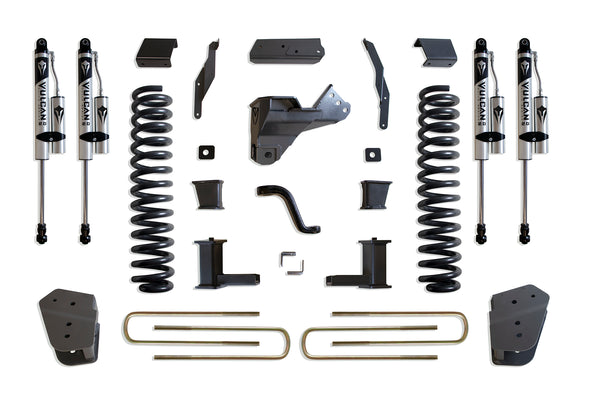 MaxTrac 8" Lift Kit (Vulcan Reservoir Shocks) — Grey Powdercoat — 2020-2022 Ford F-250 / F-350 Super Duty (K943385VR)