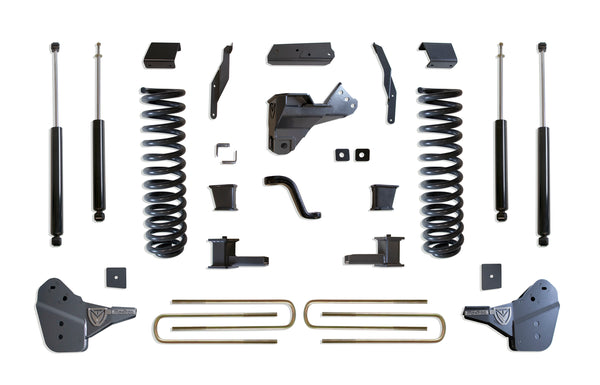 4" Lift Kit (MAX TRAC SHOCKS) — Grey Powdercoat — 2023-2025 Ford F-250 / F-350 Super Duty (K944341)