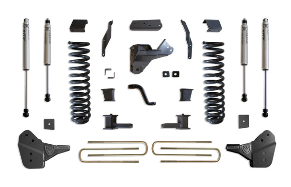 MaxTrac 4" Lift Kit (FOX SHOCKS) — Grey Powdercoat — 2023-2025 Ford F-250 / F-350 Super Duty (K944341F)