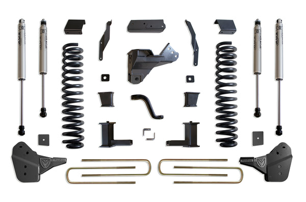 MaxTrac 8" Lift Kit (FOX SHOCKS) — Grey Powdercoat — 2023-2025 Ford F-250 / F-350 Super Duty (K944385F)