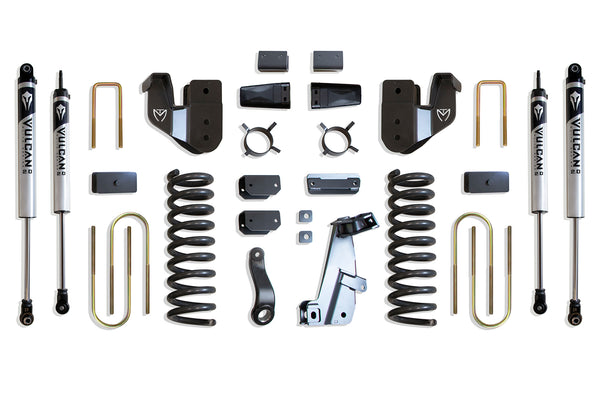 MaxTrac 8" Lift Kit (VULCAN SHOCKS) — Grey Powdercoat — 2013-2018 Ram 3500 (K947385V)