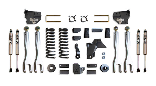 MaxTrac 6" Lift Kit W/ 4-LINKS (FOX SHOCKS) — Grey Powdercoat — 2019-2024 Ram 2500 (K947463FL)