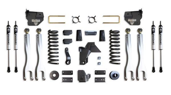 MaxTrac 6" Lift Kit with 4-Links (Vulcan Shocks) — Grey Powdercoat — 2019-2024 Ram 2500 (K947463VL)