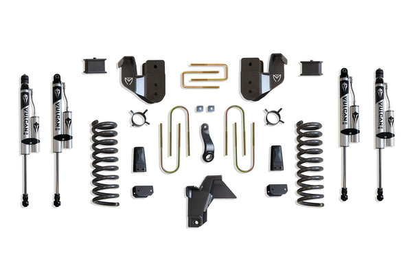 MaxTrac 6" Lift Kit (Vulcan Reservoir Shocks) — Grey Powdercoat — 2019-2024 Ram 3500 (K947563VR)