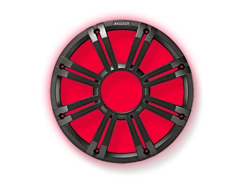 Kicker 10-INCH Grille for KM10 / KMF10 Subwoofer LED Charcoal