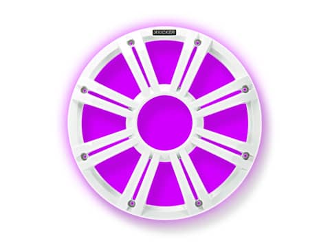 Kicker 10-INCH Grille for KM10 / KMF10 Subwoofer LED White