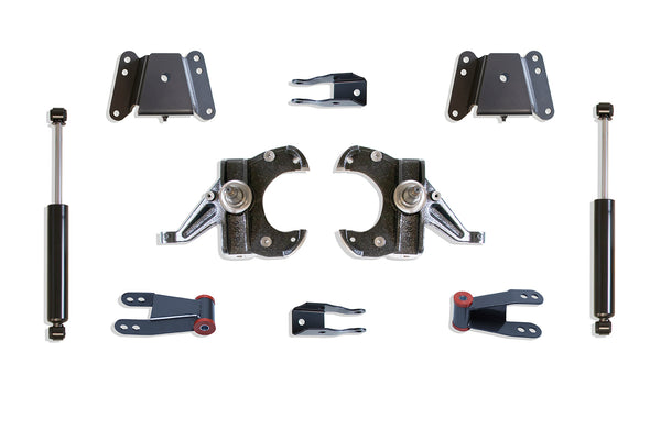 MaxTrac 2.5"/4" Lowering Kit (1.25" THICK ROTORS), 2WD