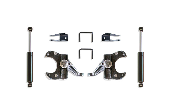 MaxTrac 2.5"/5" Lowering Kit (1" THICK ROTORS), 2WD