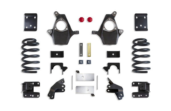 MaxTrac 4"/6" Lowering Kit (MAGNERIDE, EXT/CREW CAB, CAST STEEL ARMS)