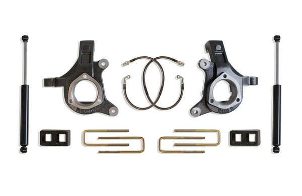 MaxTrac Ensemble de rehaussement 3 po (amortisseurs Max Trac) (bras en acier moulé)