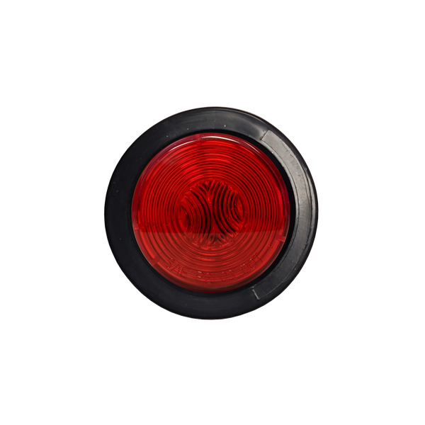 Uni-Bond Lighting 2" Round Sealed Red Open Grommet & Pigtail Kit