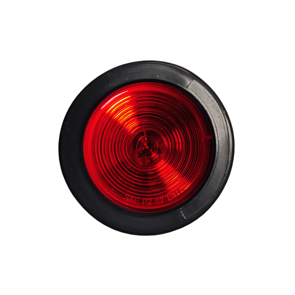 Uni-Bond Lighting 2.5" Round Sealed Red Open Grommet & Pigtail Kit