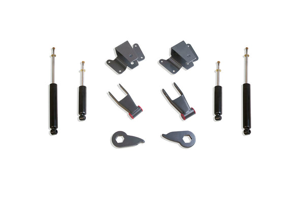 MaxTrac 2"/4" Lowering Kit — Grey Powdercoat — 1997-2003 Ford F-150 (KT333524)