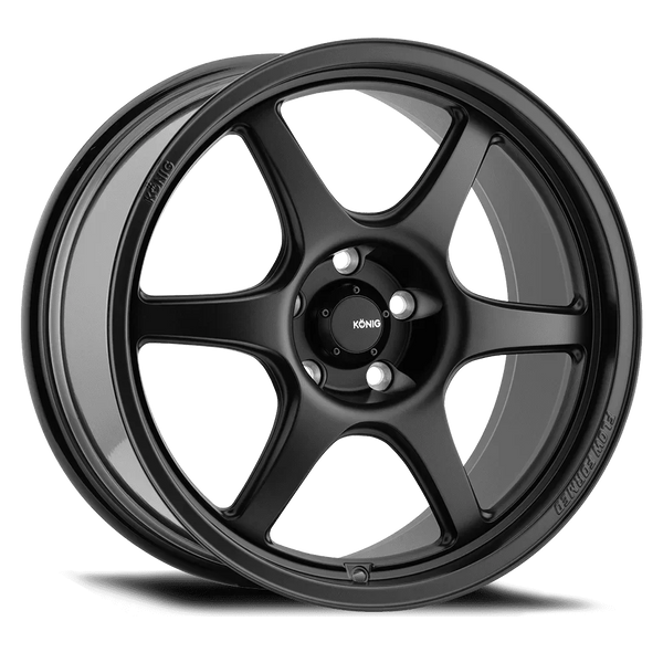 Konig Hexaform Wheel 18x9.5A 5x114.3 ET35 Matte Black