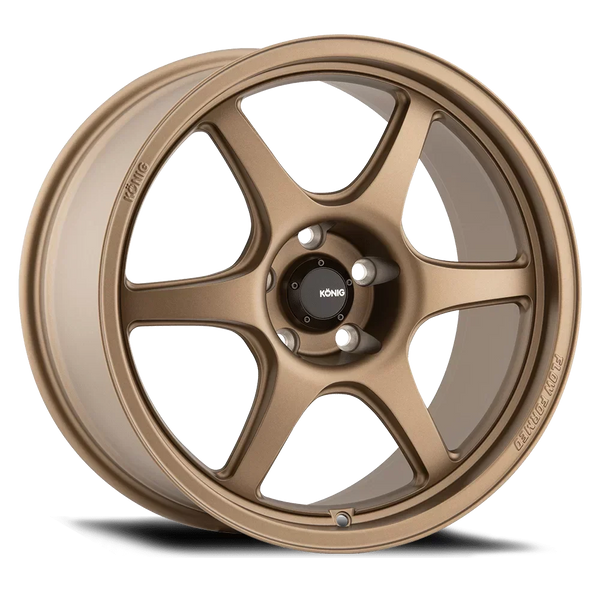Konig Hexaform Wheel 15x7.5 4x100 ET35 Matte Bronze