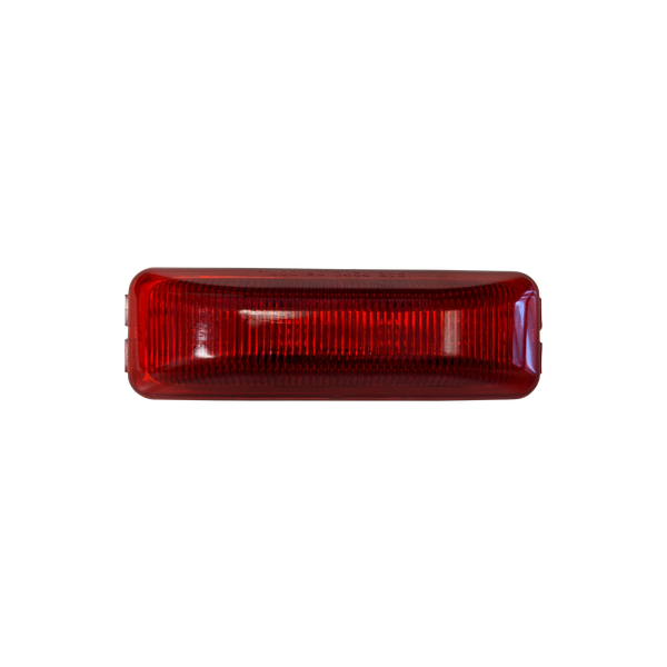 Uni-Bond Lighting Feu de position scellé rectangulaire 1 po x 4 po rouge