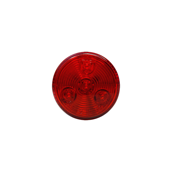 Uni-Bond Lighting LED 2" Round Marker Lamp Red 4Diodes