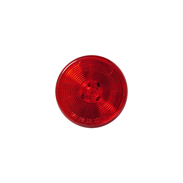Uni-Bond Lighting LED 2" Round Marker Lamp Red 1Diode