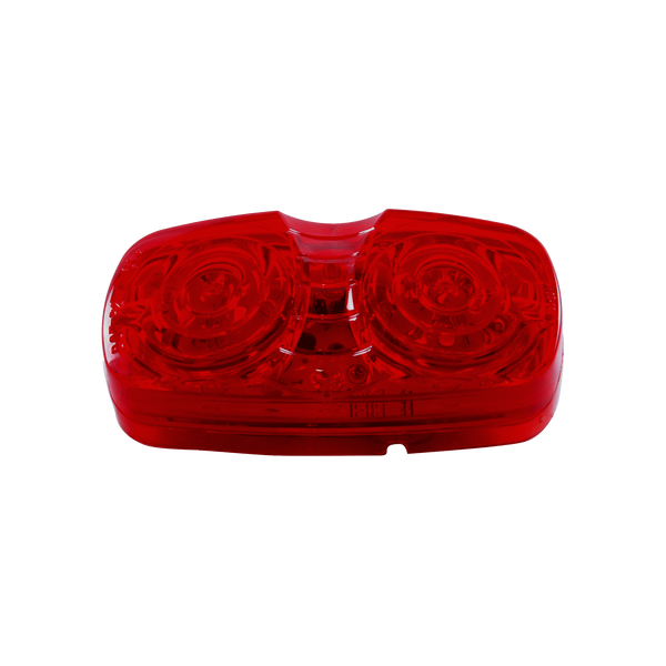 Uni-Bond Lighting LED 2Inx4" Bullseye Marker Lamp Red 16Diodes