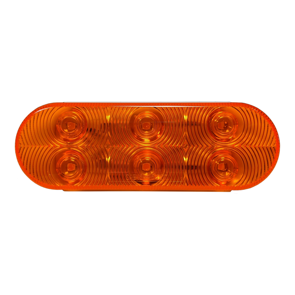 Uni-Bond Lighting LED Oval Signal/Park Lamp Amber 6Diodes