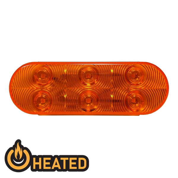 Uni-Bond Lighting LED Heated Tail Lamps 6Diodes Amber