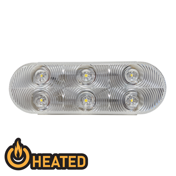 Uni-Bond Lighting LED Heated Tail Lamps 6Diodes Clear
