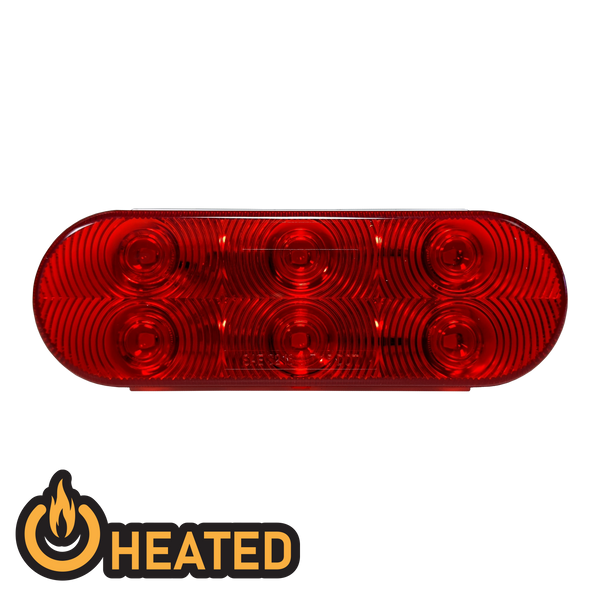 Uni-Bond Lighting LED Heated Tail Lamps 6Diodes Red