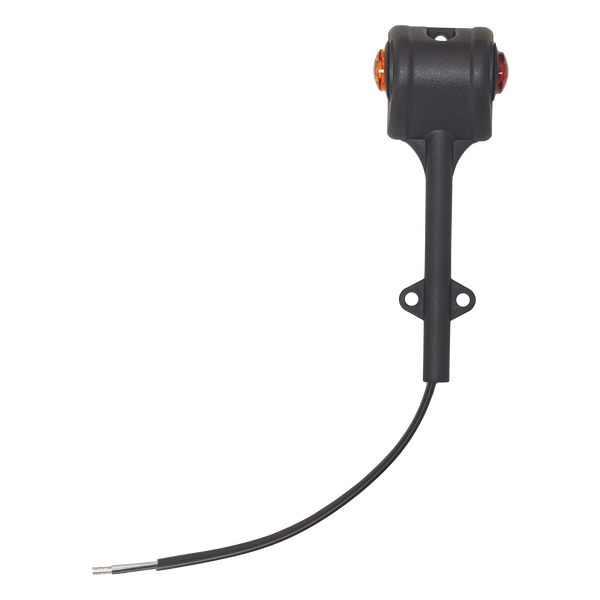 Uni-Bond Lighting LED Fender Mount Lamp Right Hand/Curb Side Red/Amber