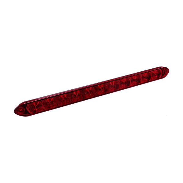 Uni-Bond Lighting Barre lumineuse DEL mince arrêt/clignotant/feu arrière 15 po, 11 diodes - rouge (LLB1015S-11R)