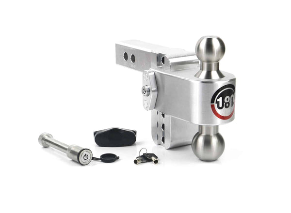 Weigh Safe 4" Drop Hitch, 2" Shank (10K/12.5K Grwr) (LTB4-2-KA)