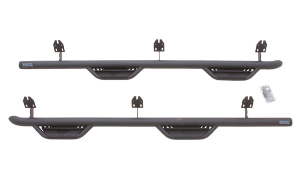 Lund Terrain HX Step Black Cab Length Nerf Steps - 19-24 Ram 1500 Crew Cab