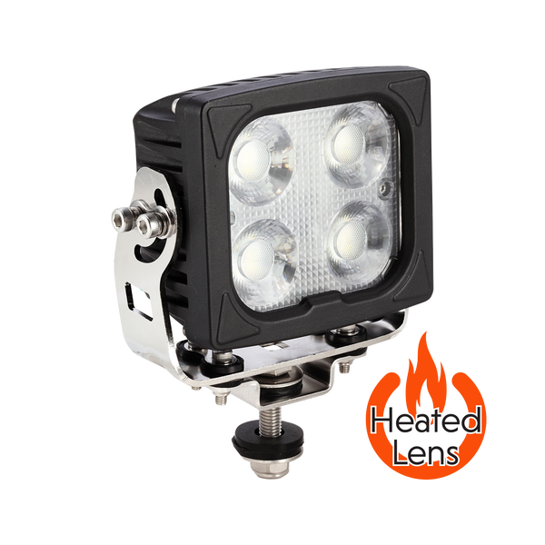 Uni-Bond Lighting 4.75" X 4" Heated Lens LED Flood Lamp with Deutch Connectors