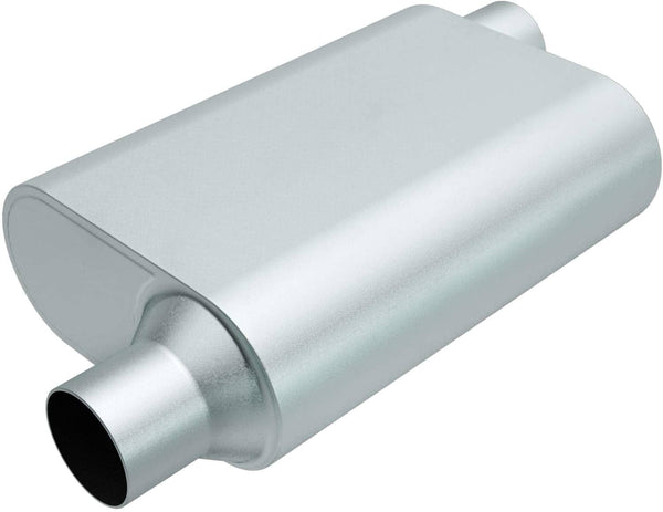 MagnaFlow Rumble Muffler 4.25X9.5 Offset Inlet/Offset Oulet