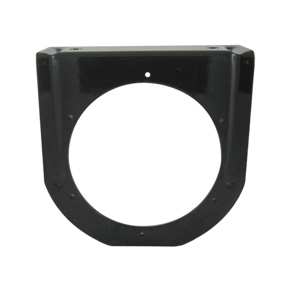 Uni-Bond Lighting Black Enamel Steel Mounting Bracket For 4" Round Lamps