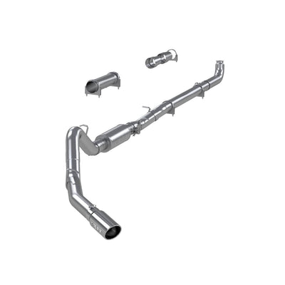 MBRP 4" Down Pipe Back Aluminum Single Exhaust - 01-07 Silverado/Sierra HD 6.6L Diesel