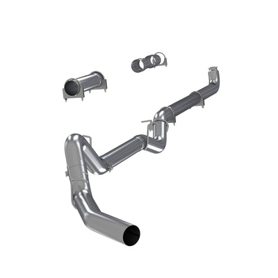 MBRP 4" Down Pipe Back Aluminum Single Exhaust - 01-07 Silverado/Sierra HD - Does Not Include Muffler - Single Side Exit