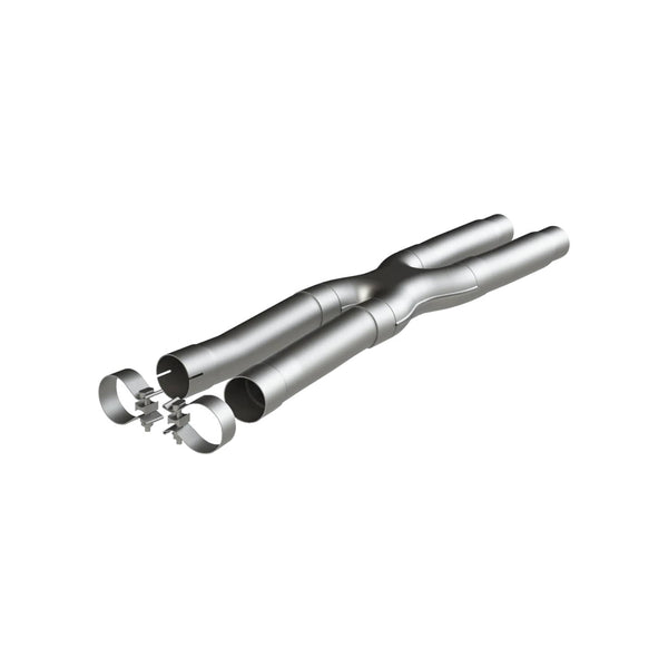 MBRP 2.5" Resonator Bypass X-Pipe T409 Stainless Steel | 2015-2026 Mustang GT 5.0L