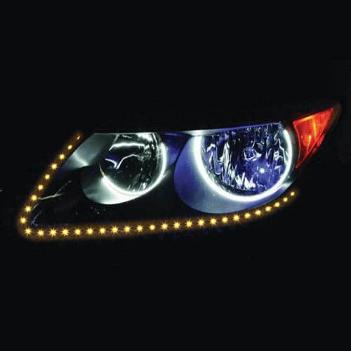 Metra 24" Sideview LED Light Strips Pair - Amber
