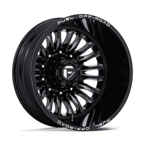 Fuel D868 Arc Dually Rear Gloss Black Milled 22X8.25 10X225 170.1 Center Bore -201MM