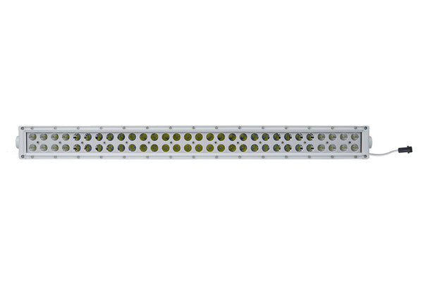 Race Sport Barre lumineuse droite à double rangée de qualité marine 32.25 po avec DEL haute intensité 180 watts 60 x 3W