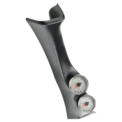 AutoMeter Pillar Kit, 0-60 PSI/0-2000 F, 08-10 Ford Superduty, Spek-Pro, Silver Dial