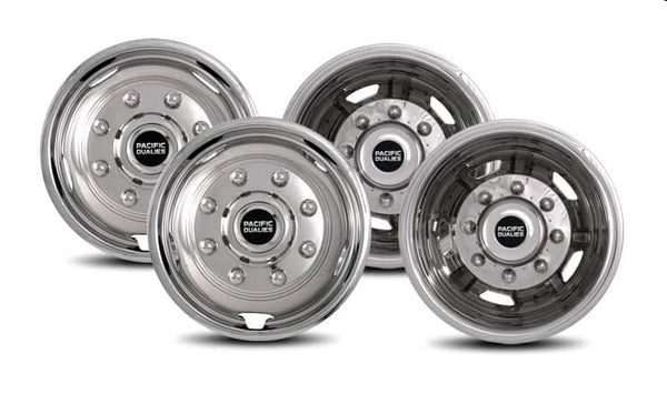 Pacific Dualies 17" Wheel Skins 11-25 Silverado/Sierra 3500 HD