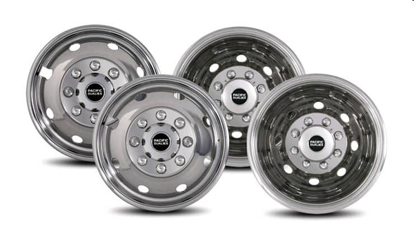 Pacific Dualies Wheel Skins 16" Ford 8LU E350/E450 Vans Thru 2007