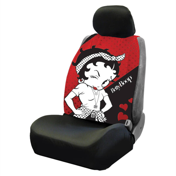 Plasticolor Betty Boop Modern Dots Sideless Seat Cover